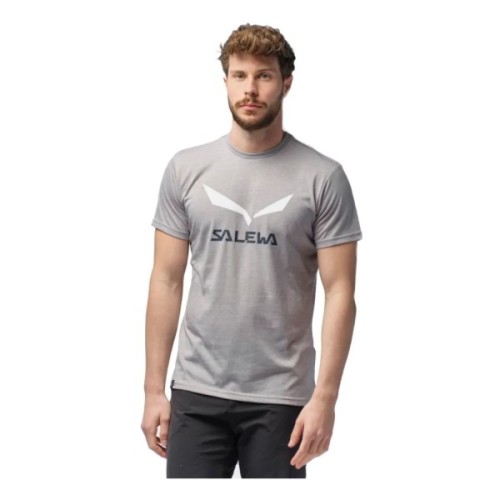 Футболка Salewa Solidlogo Dri-Release 27018 5280 - 52/XL - темно-оливковий (013.012.1633)