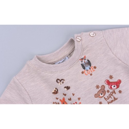 Набір дитячого одягу Breeze з лісовими звірятами (9400-80G-red)