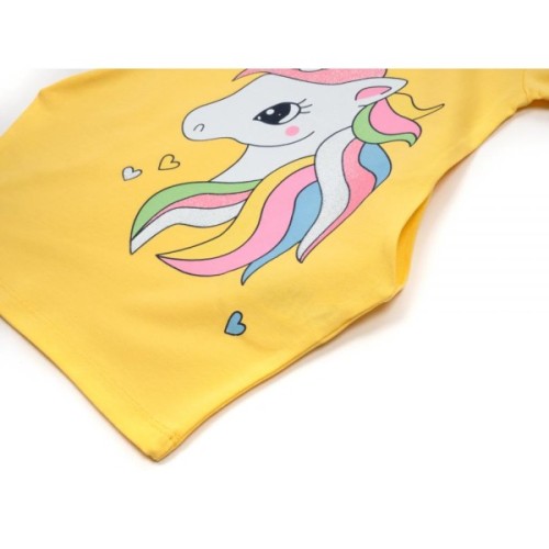 Плаття дитяче Breeze з єдинорогом (15744-104B-yellow)