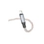 Дата кабель USB 2.0 AM to Lightning 1.0m U112 Shine gray HOCO (6931474788801)