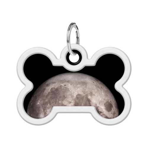 Адресник для тварин WAUDOG Smart ID з QR паспортом "Місяць", кістка 40х28 мм (231-4030)