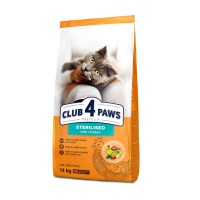 Сухий корм для кішок Club 4 Paws Преміум. Для стерилізованих 14 кг (4820083909665)