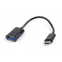 Перехідник OTG USB 2.0 AF to USB-C 0.2m Cablexpert (AB-OTG-CMAF2-01)