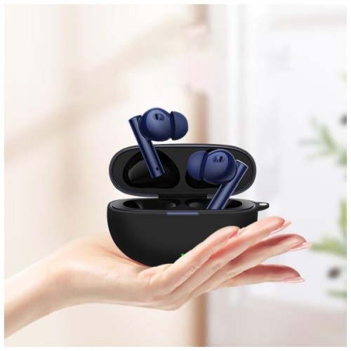 Чохол для навушників BeCover Silicon для Realme Buds Air 6 Pro Black (712018)