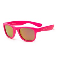 Дитячі сонцезахисні окуляри Koolsun Wave, 1-5 років, неоново-рожев (KS-WANP001)