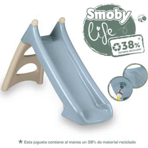 Гірка Smoby Life з водним ефектом, блакитно-бежева (7600820630)