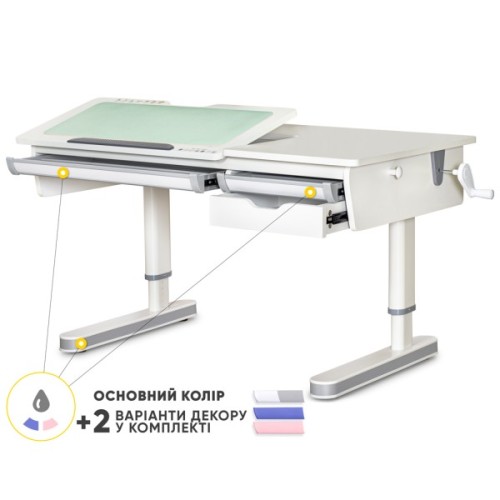 Парта Mealux Montreal 2 WG Lite (BD-670-2 WG Lite)