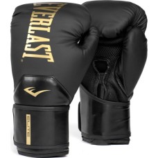 Боксерські рукавички Everlast Elite 2 Boxing Glove P00003272 чорний, золотий 14 унцій (009283623722)