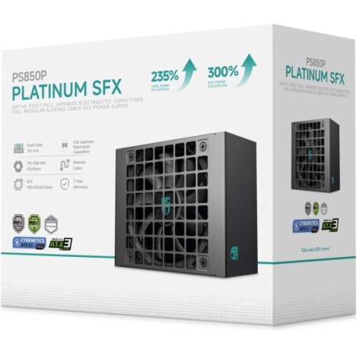 Блок живлення Deepcool 850W GamerStorm PS850P (R-PS850P-FE0B-JGEU)