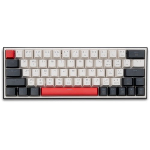 Клавіатура Thunderobot K63 RGB Red Switch USB UA White (6932066313449)