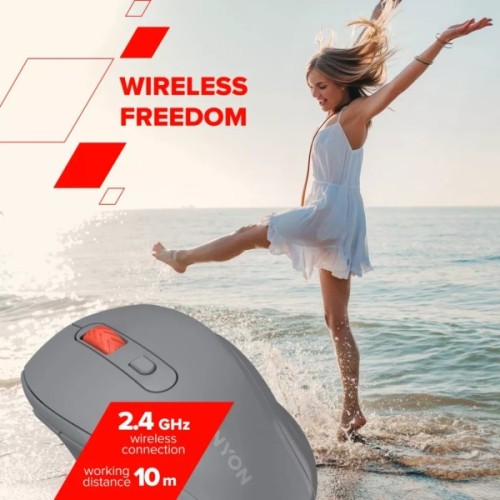 Мишка Canyon OnClick 20 Wireless White (CNE-CMSW20W)