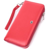 Гаманець ST Leather З натуральної шкіри Червоний (22561)