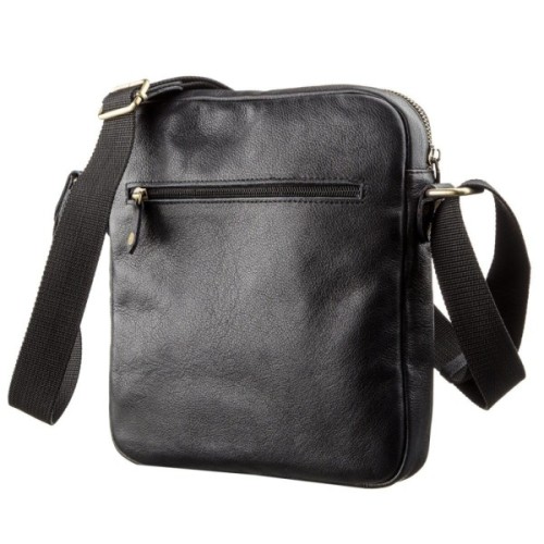 Сумка Shvigel Чоловіча шкіряна Чорна (19111)