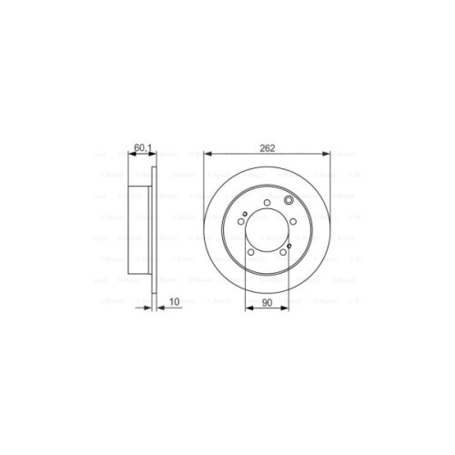 Гальмівний диск Bosch 0 986 479 603