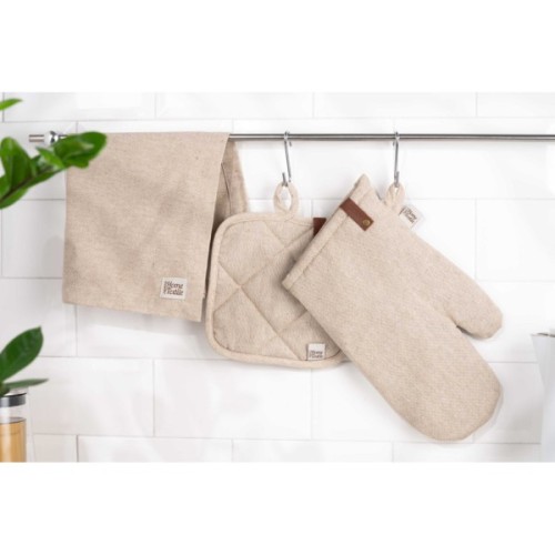 Кухонна прихватка Ardesto Oliver бежевий 20х20см, 100% бавовна (ART04OB)