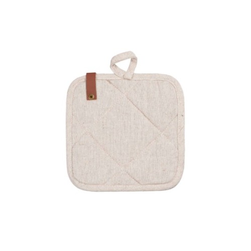 Кухонна прихватка Ardesto Oliver бежевий 20х20см, 100% бавовна (ART04OB)