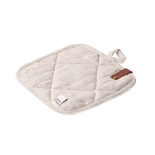 Кухонна прихватка Ardesto Oliver бежевий 20х20см, 100% бавовна (ART04OB)