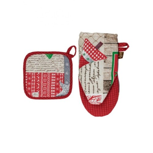 Кухонна прихватка Прованс Рукавичка Merry Christmas (031411)