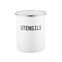 Підставка для кухонного приладдя Ardesto Midori 12х15.5см, метал, білий (AR0915W)