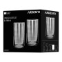 Набір склянок Ardesto Black Mars Alcor 500 мл, 2шт, скло, сірий (AR2650GF)