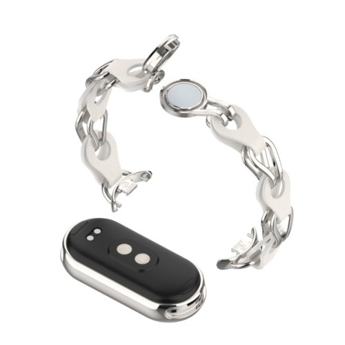 Ремінець до фітнес браслета Armorstandart Chain Wristband для Xiaomi Smart Band 10/9/8 Silver (ARM86889)