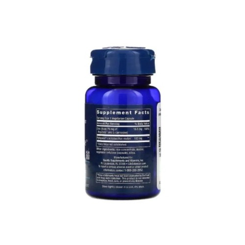 Мінерали Life Extension Відновлення Шлунка, Gastro-Ease, 60 вегетаріанських капс (LEX-21006)