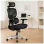 Офісне крісло Mealux D1 Duo Air Fabric Black (HF-D1 Duo F/B)