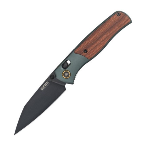 Ніж SRM Medal 259L-AG, Brown Wood, Black Stonewash (259L-AG)