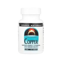 Вітамінно-мінеральний комплекс Source Naturals Мідь, 3 мг, Copper, 120 таблеток (SN2889)