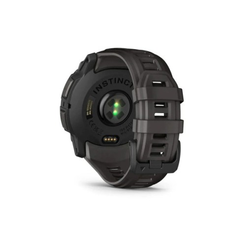 Смарт-годинник Garmin Instinct 3, 50mm, AMOLED, Black Bezel with Charcoal Band, GPS (010-03020-00)