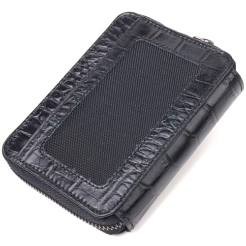 Портмоне Canpellini З натуральної шкіри Чорне (21491)