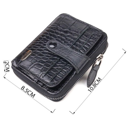 Портмоне Canpellini З натуральної шкіри Чорне (21491)