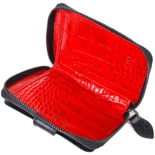 Портмоне Canpellini З натуральної шкіри Чорне (21491)