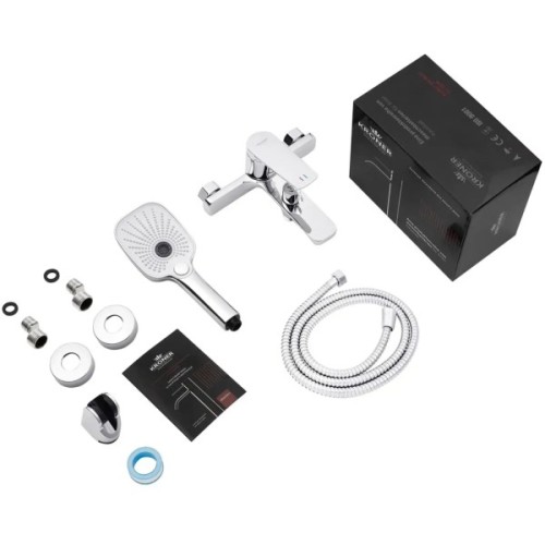 Душовий гарнітур Kroner Makon-C060 + змішувач Makon-C010 (CVS30157)