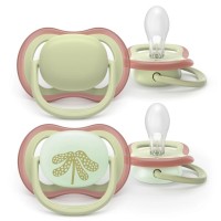 Пустушка Philips AVENT Ultra Air, 6-18 міс., нейтральна, день/н (SCF087/18)