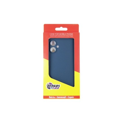 Чохол до мобільного телефона Dengos Kit Samsung Galaxy A06 Carbon + 2 pcs glass (Blue) (DG-CTG2P-06)