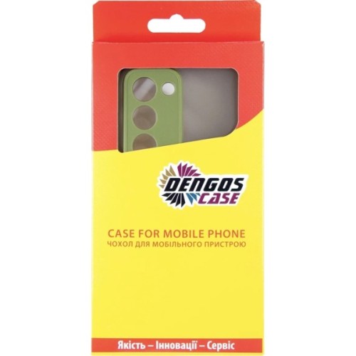 Чохол до мобільного телефона Dengos Oppo A5 4G Case Matte + 2 Glass (Olive Green) (DG-CTG2P-20)