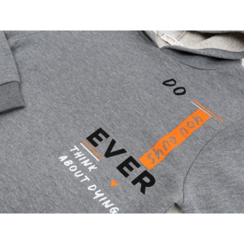 Кофта дитяча Breeze худі EVER (19338-152B-gray)