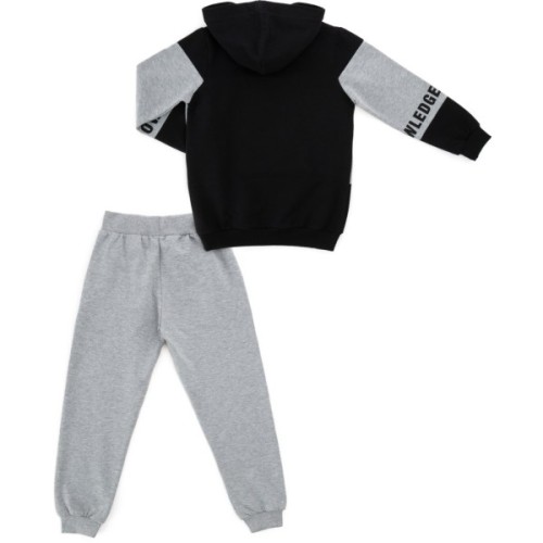 Спортивний костюм дитячий Breeze з худи (14420-134B-gray)