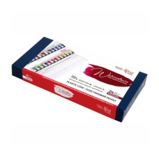 Акварельні фарби Rosa Gallery Modern 24 кольри по 2,5 мл кювет, пенал (4823098541110)