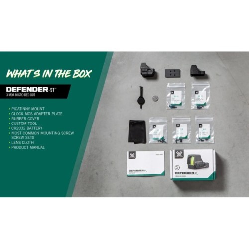 Коліматорний приціл Vortex Defender-ST 3 MOA Red Dot (DFST-MRD3) (930745)