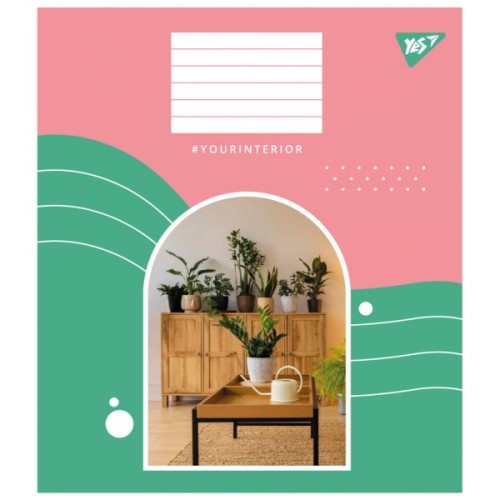 Зошит Yes Your interior А5 48 аркушів лінія (767134)