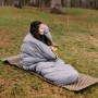 Спальний мішок Tribe Down 400 Long пуховий сірий лівий (T-CH-0008-grey-L)