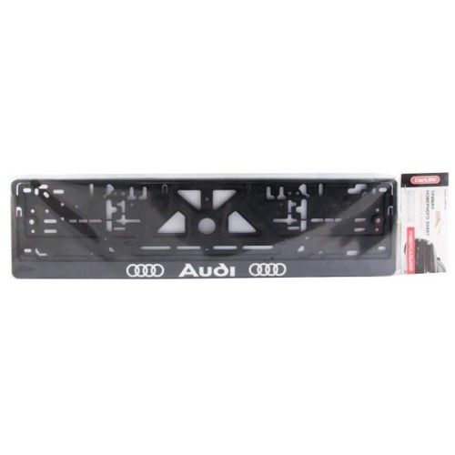 Рамка номерного знака CarLife Audi (NH12)