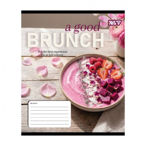 Зошит Yes Brunch А5 24 аркушів лінія (769101)