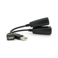 Адаптер Voltronic USB extender 50 m RJ-45 to USB AF (YT-EC USB-RJ-45/M+RJ-45)