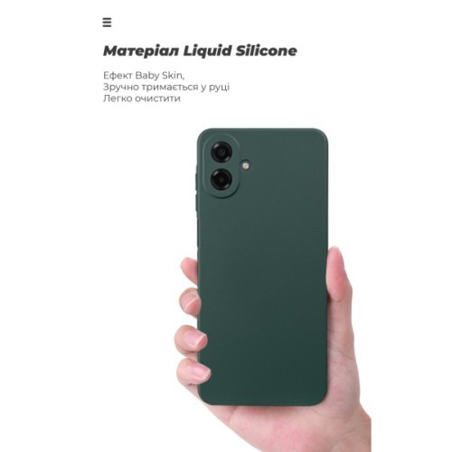 Чохол до мобільного телефона Armorstandart ICON Samsung A08 4G Camera cover Dark Green (ARM92951)