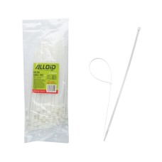 Стяжка Alloid 4.8х200мм, пластик, 100шт./уп., білий (PC-48200W) Стяжка Alloid 4.8х200мм, пластик, 100шт./уп., білий (PC-48200W)
