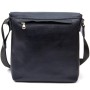 Сумка Grande Pelle Шкіряна чоловіча Темно-синя (11433)