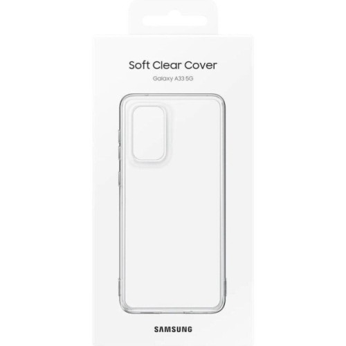 Чохол до мобільного телефона Samsung Soft Clear Cover Samsung Galaxy A33 (A336) Transparent (EF-QA336TTEGRU)